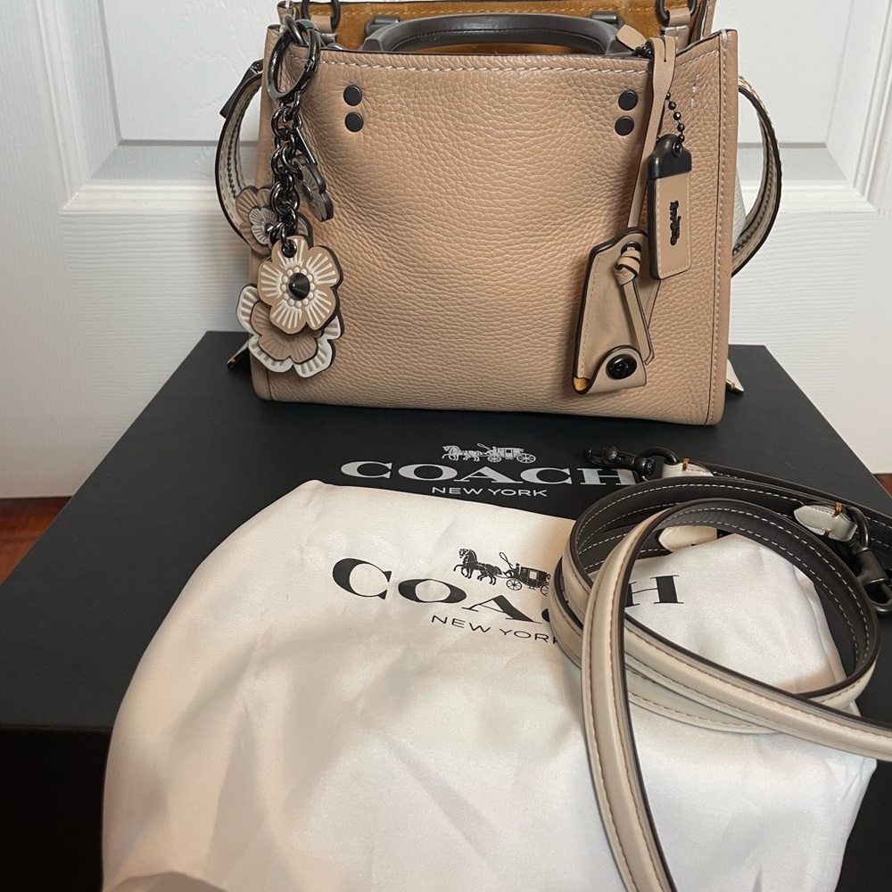 Coach Rogue 25 in Colour block Beechwood and Chalk